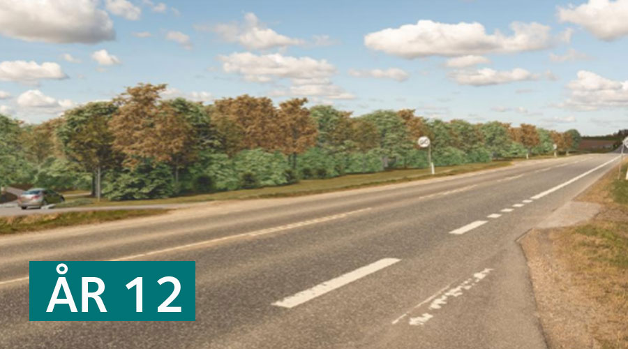 Visualisering af den nye genbrugsplads 12 år efter etablering